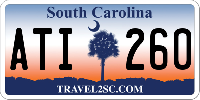 SC license plate ATI260