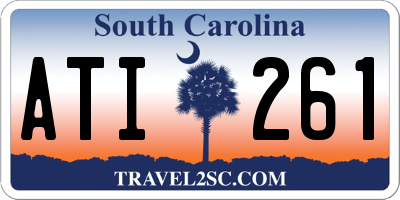 SC license plate ATI261