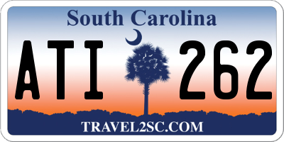SC license plate ATI262