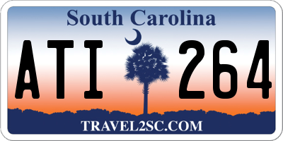 SC license plate ATI264