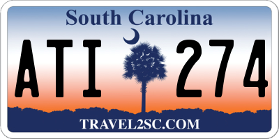 SC license plate ATI274