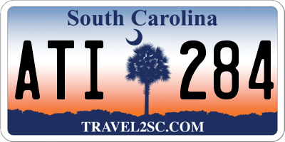 SC license plate ATI284