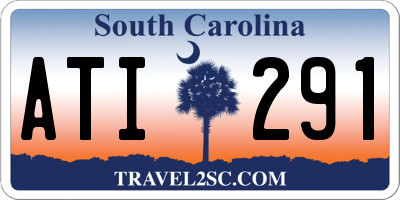 SC license plate ATI291