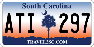 SC license plate ATI297