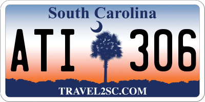 SC license plate ATI306
