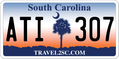 SC license plate ATI307