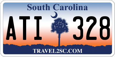 SC license plate ATI328