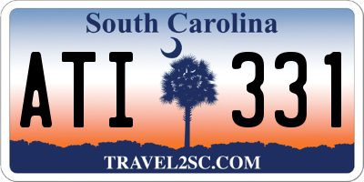 SC license plate ATI331