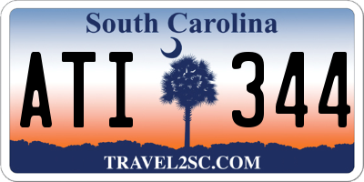 SC license plate ATI344