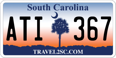 SC license plate ATI367