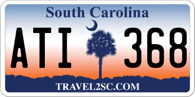 SC license plate ATI368