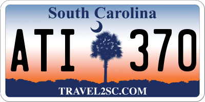 SC license plate ATI370