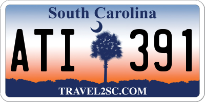 SC license plate ATI391