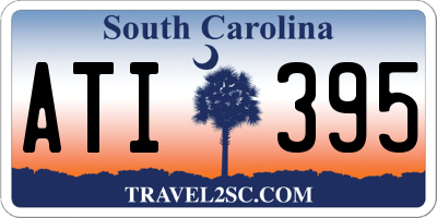 SC license plate ATI395