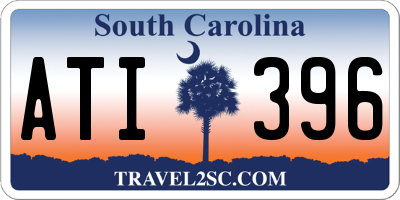 SC license plate ATI396
