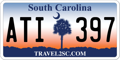 SC license plate ATI397
