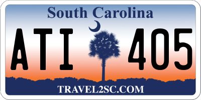 SC license plate ATI405