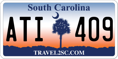 SC license plate ATI409