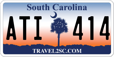 SC license plate ATI414