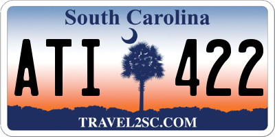 SC license plate ATI422
