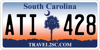 SC license plate ATI428