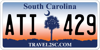 SC license plate ATI429