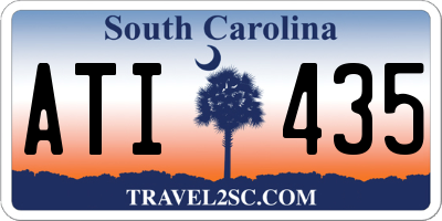 SC license plate ATI435