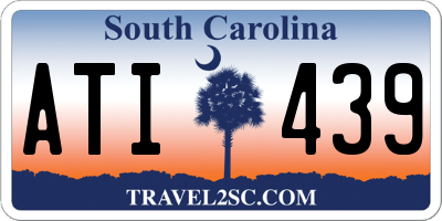 SC license plate ATI439