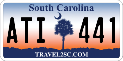 SC license plate ATI441