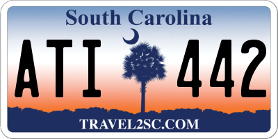 SC license plate ATI442