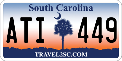 SC license plate ATI449