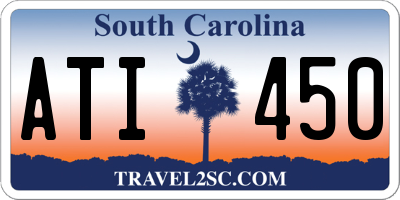 SC license plate ATI450