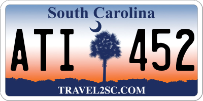 SC license plate ATI452
