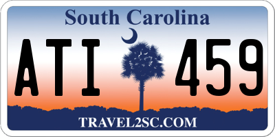 SC license plate ATI459
