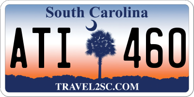 SC license plate ATI460