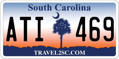 SC license plate ATI469