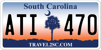 SC license plate ATI470