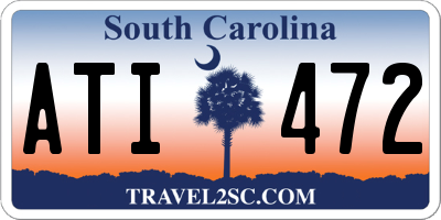 SC license plate ATI472