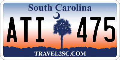 SC license plate ATI475