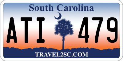 SC license plate ATI479