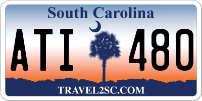 SC license plate ATI480