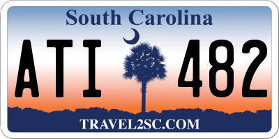 SC license plate ATI482
