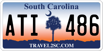 SC license plate ATI486