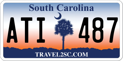 SC license plate ATI487