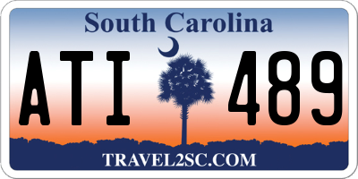 SC license plate ATI489