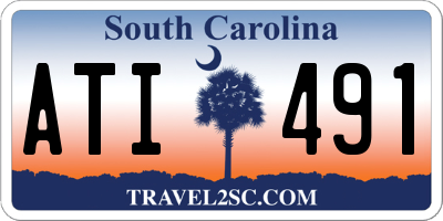SC license plate ATI491
