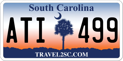 SC license plate ATI499