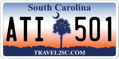 SC license plate ATI501