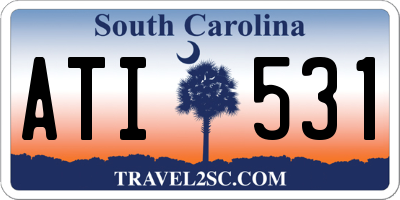 SC license plate ATI531