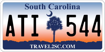 SC license plate ATI544